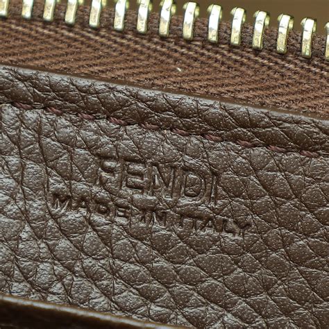 fendi zig zag wallet with zipper|Fendi Zucca Zip Around Wallet .